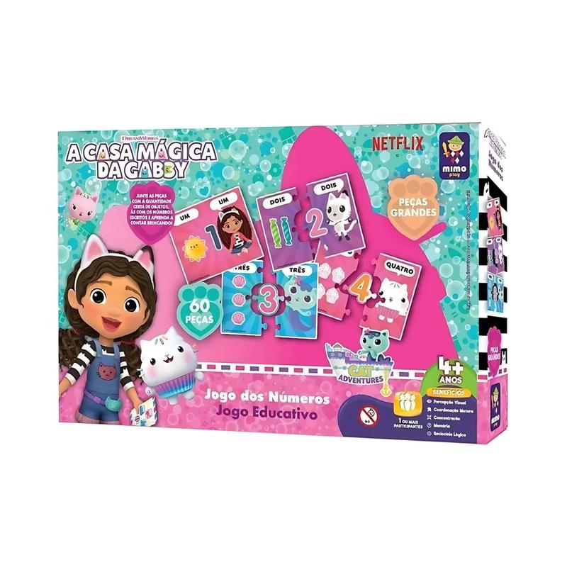 Jogo Educativo dos Números Gabby Mimo Toys - 2157 - Brinquedos